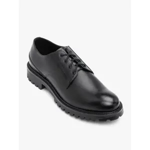 Leather lace-up loafers Ryłko image-3