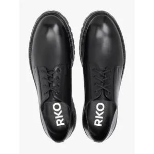 Leather lace-up loafers Ryłko image-4