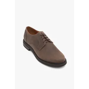 Lace-Up Nubuck Loafers for Women Ryłko image-3