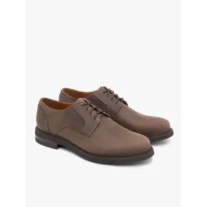 Lace-Up Nubuck Loafers for Women Ryłko image-1