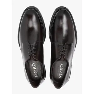 Leather lace-up loafers Ryłko image-4