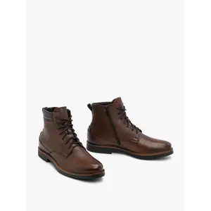 Brown insulated ankle boots Ryłko Kaspar image-3