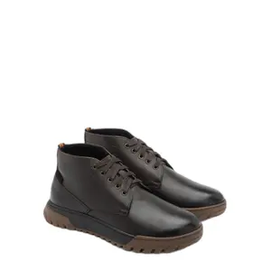 Full-grain leather and nubuck ankle boots Ryłko Modest image-1