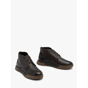 Full-grain leather and nubuck ankle boots Ryłko Modest image-2
