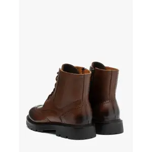 Leather ankle boots with perforations Ryłko Gideon image-4