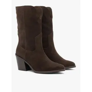 Damen Wildleder Cowboy Stiefel Ryłko image-1