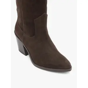 Damen Wildleder Cowboy Stiefel Ryłko image-2