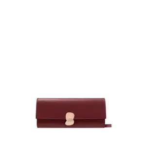 Borsa a mano in pelle con chiusura donna Ryłko image-0