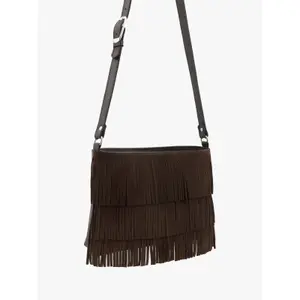 Women's pompom shoulder bag Ryłko image-3