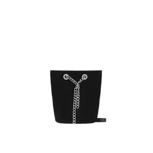 Leather and Suede Shoulder Bag for Women Ryłko image-0