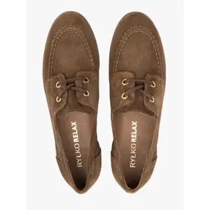Chaussures bateau à lacets en daim femme Ryłko Kinga image-3