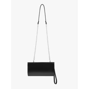 Leather clutch with chain for women Ryłko image-3