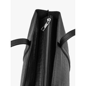 Crocodile effect leather tote bag for women Ryłko image-4