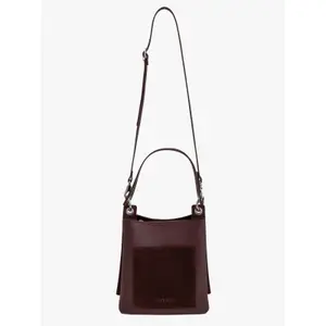 Women's leather shoulder bag Ryłko image-1