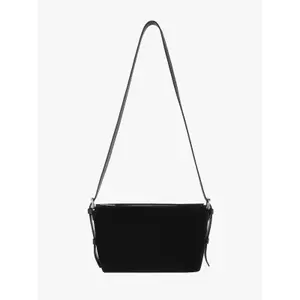 Leather and Suede Shoulder Bag Ryłko image-1