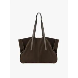 Leather tote bag for women Ryłko A4 image-1