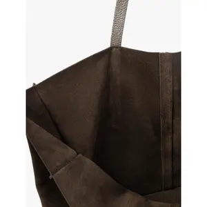 Leather tote bag for women Ryłko A4 image-3