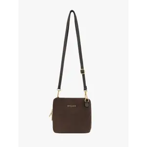 Leather Zip Shoulder Bag for Women Ryłko image-3