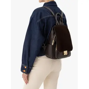 Women's leather backpack Ryłko image-3