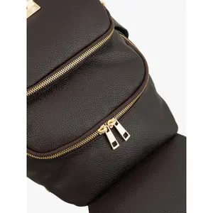 Women's leather backpack Ryłko image-4