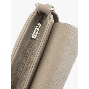 Bolsa tira em couro e camurça mulher Ryłko image-5