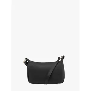 Leather handbag with hair-like finish for women Ryłko image-1
