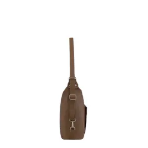 Light leather backpack for women Ryłko image-2