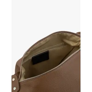 Light leather backpack for women Ryłko image-4
