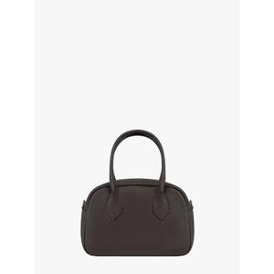 Leather and suede bowling handbag for women Ryłko image-2