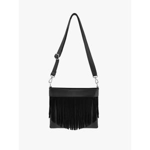 Fringe leather handbag for women Ryłko image-3