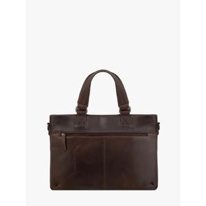 Leather laptop bag Ryłko image-2