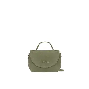 Suede Leather Handbag Women Ryłko image-0