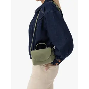 Suede Leather Handbag Women Ryłko image-3