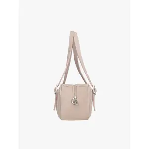 Women's Leather and Suede Handbag Ryłko image-1