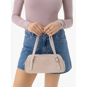 Women's Leather and Suede Handbag Ryłko image-2
