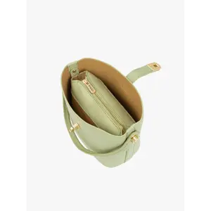 Small leather handbag for women Ryłko image-4