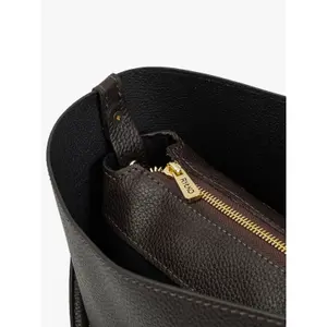 Elegant leather handbag for women Ryłko image-4