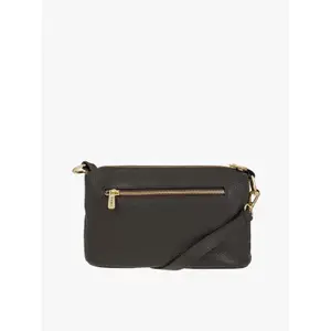 Sac bandoulière en cuir et daim femme Ryłko image-1
