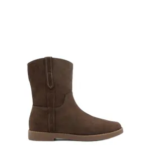 Flat suede ankle boots for women Ryłko Olena image-0