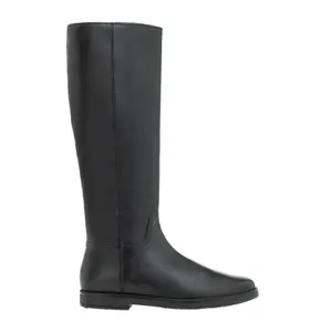 Flat leather boots for women Ryłko Olena Slim-fit image-0
