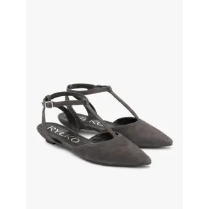 Women's Suede Ballerinas Ryłko image-1