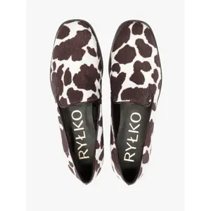 Cow print ballet flats for girls Ryłko Dakota image-3