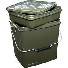 Secchio completo Trakker Olive square Bucket 13l image-0