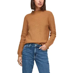 Womens High Neck Knitted Jumper s.Oliver image-1