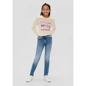 Jeans slim de cintura alta Regular niña s.Oliver Suri image-3