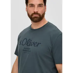 T-shirt με εκτύπωση λογότυπου s.Oliver image-2