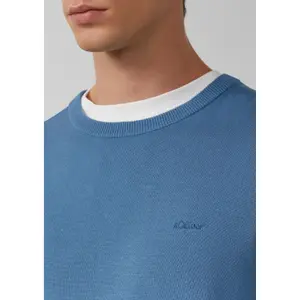 Cotton Sweatshirt with Embroidered Logo s.Oliver image-3