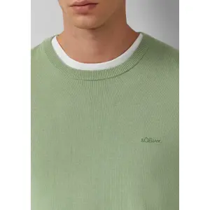 Cotton Sweatshirt with Embroidered Logo s.Oliver image-3