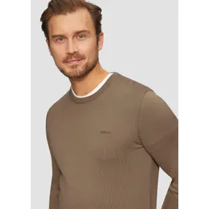 Cotton Sweatshirt with Embroidered Logo s.Oliver image-3