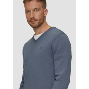 Pull en maille avec logo brodé s.Oliver image-3